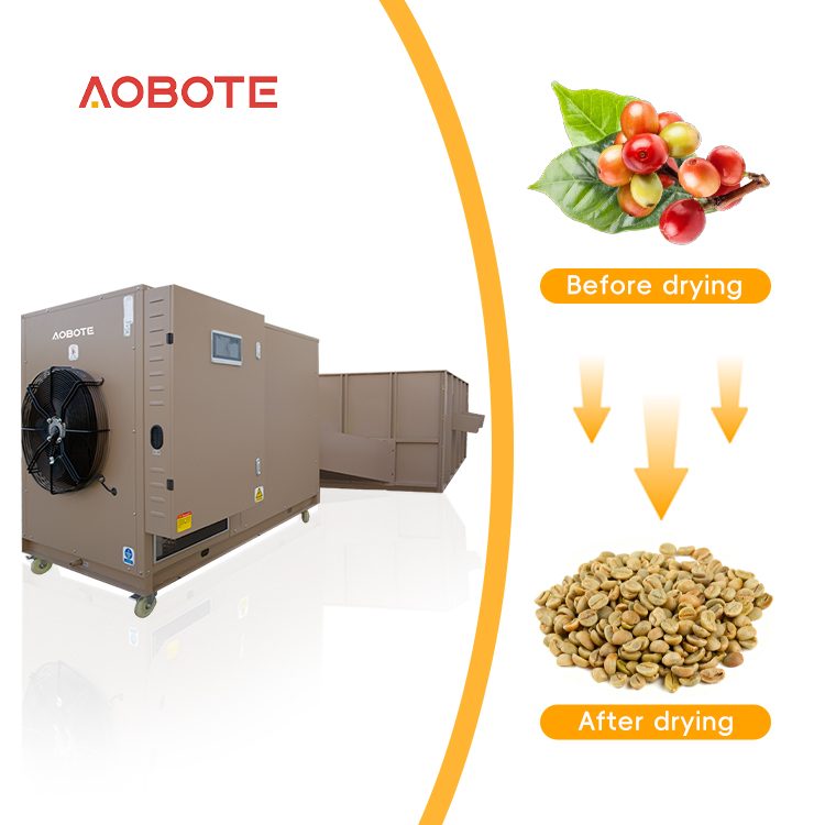 AOBOTE 6-ton coffee bean heat pump dryer configuration